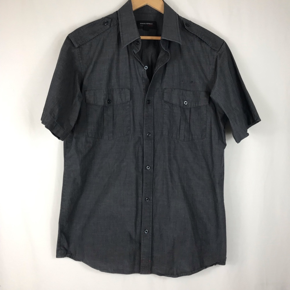 Banana Republic Short Sleeve Mens Shirt